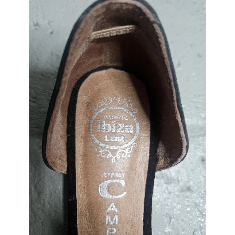 Jeffrey Campbell Women's Flat Size 8 Silver Black‎ Slip On Pointed Toe Shoes